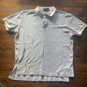 Mens stripped polo size large excellent condition